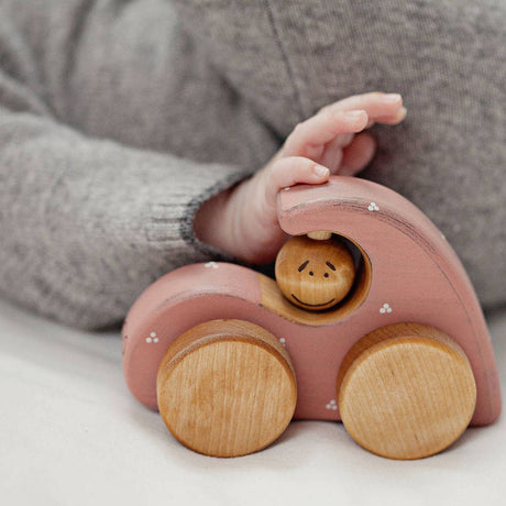 Wooden Beetle Toy Car