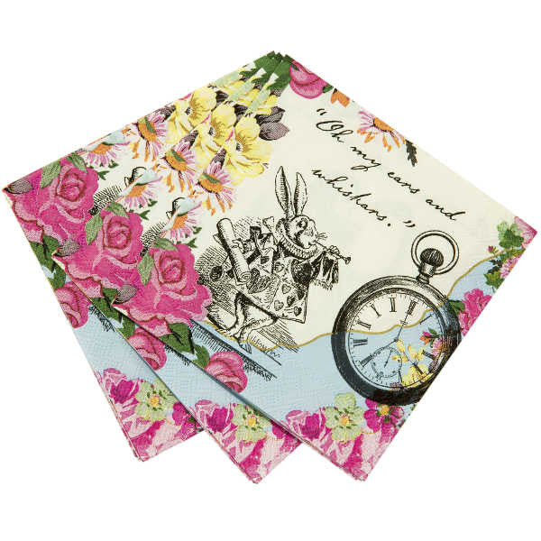 Alice Tea Party Paper Napkins