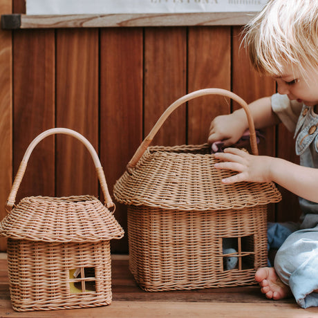 Olli Ella Rattan Hutch Big Basket