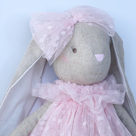 Alimrose Baby Bea Bunny, Pink, 15 inches