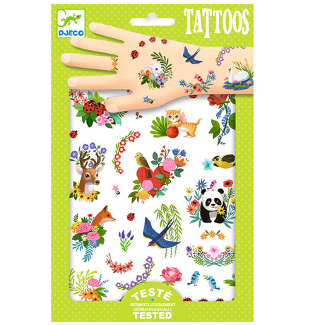 Djeco Temporary Tattoos, Happy Spring