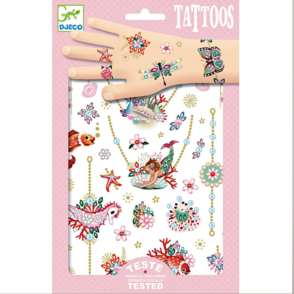 Djeco Temporary Tattoos, Fiona's Jewels