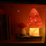 Egmont Heico Small Mushroom LED Lamp, Red