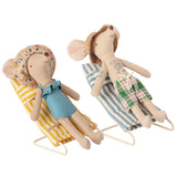 Maileg Mouse size Beach Chair Set