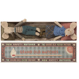 Maileg Grandma and Grandpa Mouse in Matchbox Bed