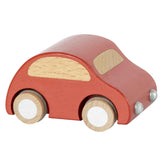 Maileg Wooden Full Back Toy Car, Red