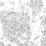 OMY Giant Coloring Poster, Atlas