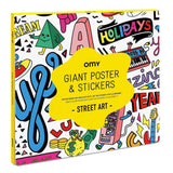 OMY Street Art Poster and Sticker