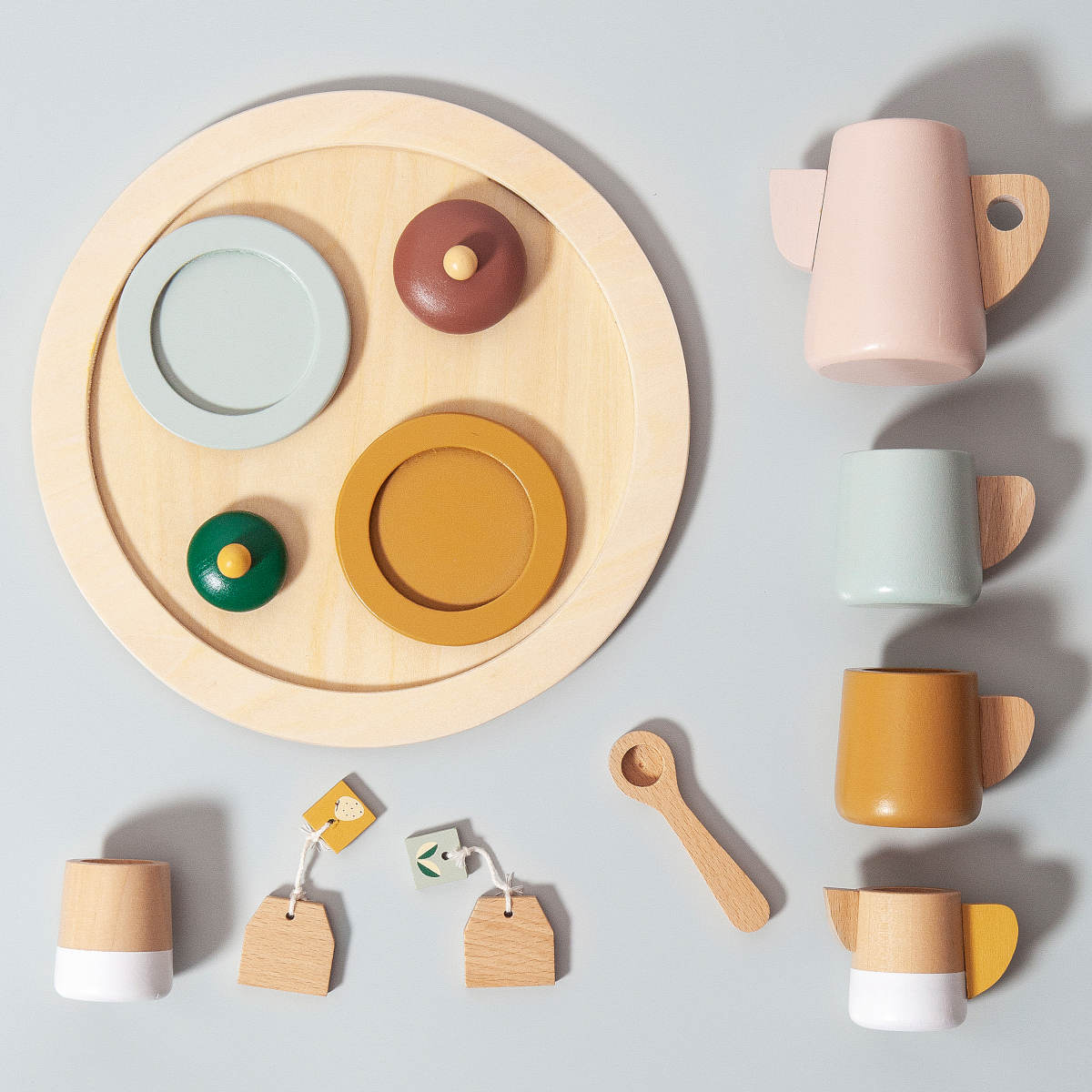 Petit Monkey Wooden Tea Set