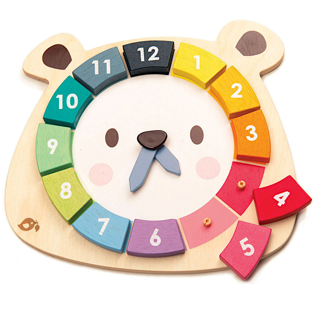 Tender Leaf Toys Bear Colours Clock