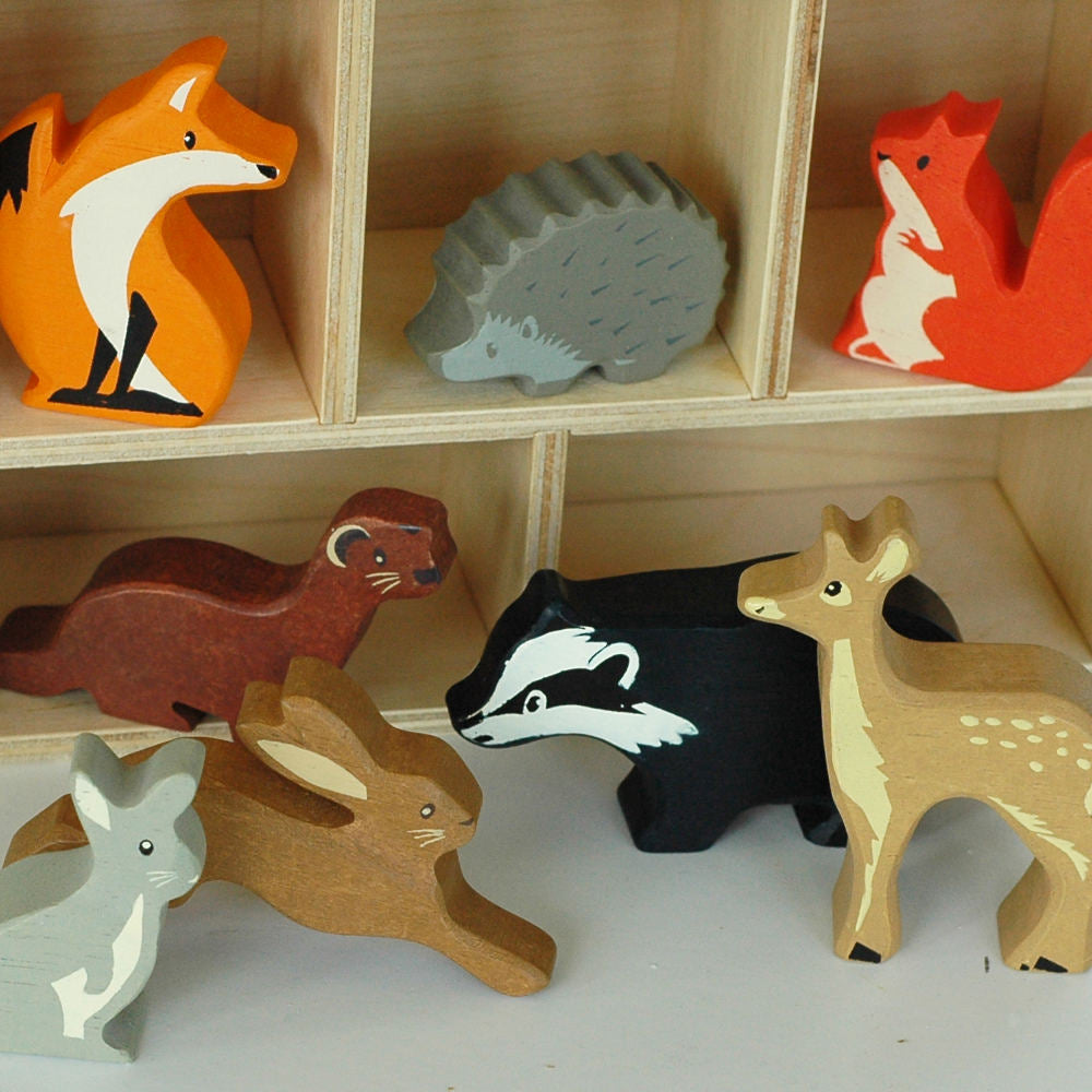 Tender Leaf Toys Woodland Wooden Animals