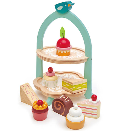 Tender Leaf Toys Birdie Afternoon Tea Stand