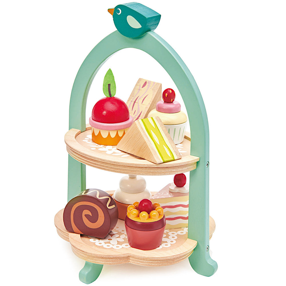 Tender Leaf Toys Birdie Afternoon Tea Stand