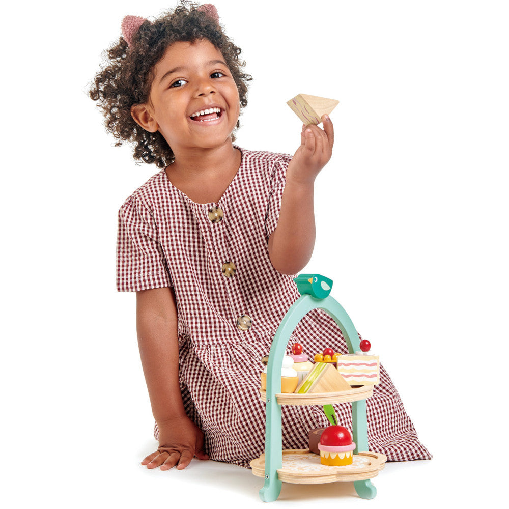 Tender Leaf Toys Birdie Afternoon Tea Stand