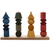 Wooden Story Rainbow Wooden Stacking Toy, XL