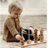 Wooden Story Natural Wooden Stacking Toy, XL