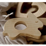 Wooden Story Rabbit Wooden Teether