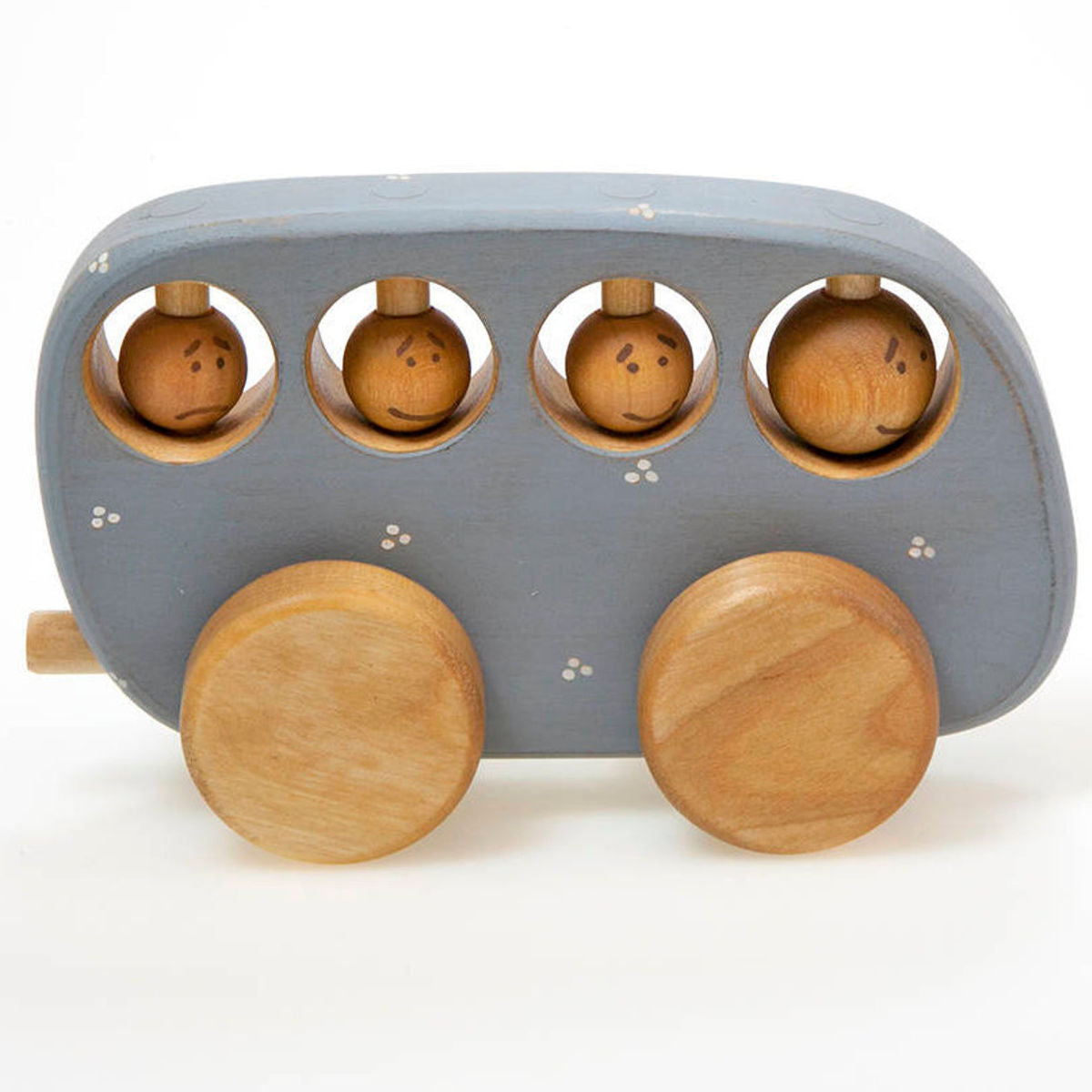 Wooden Toy Bus